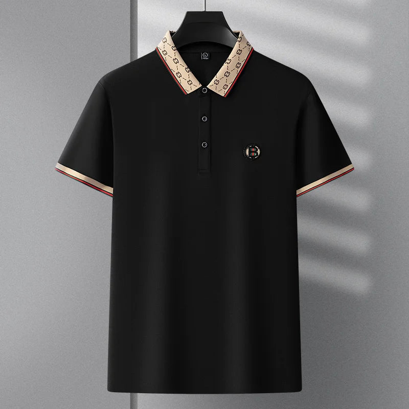 High-Quality Luxury Men’s Polo Shirt – Boutique Designer Embroidered, Business Casual