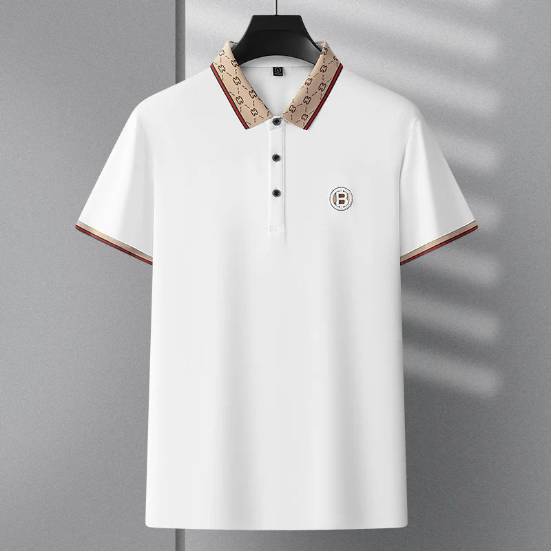 High-Quality Luxury Men’s Polo Shirt – Boutique Designer Embroidered, Business Casual