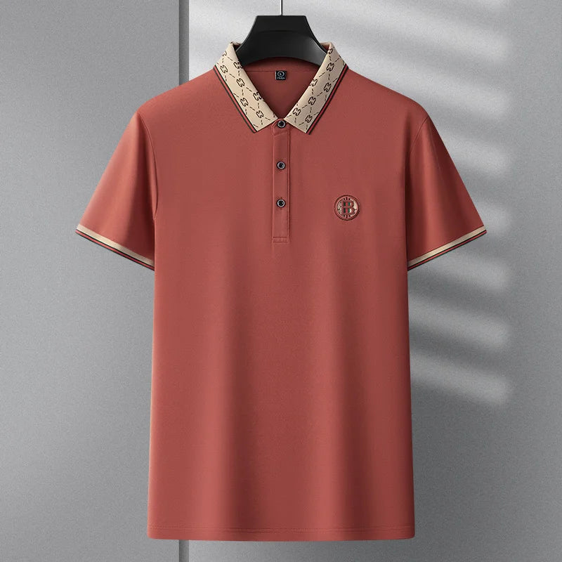 High-Quality Luxury Men’s Polo Shirt – Boutique Designer Embroidered, Business Casual