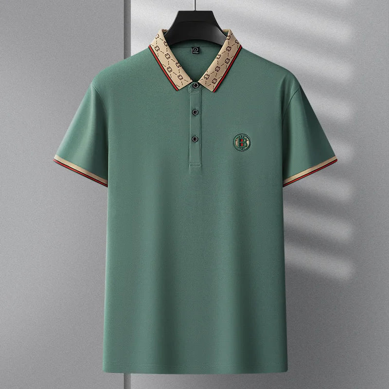 High-Quality Luxury Men’s Polo Shirt – Boutique Designer Embroidered, Business Casual